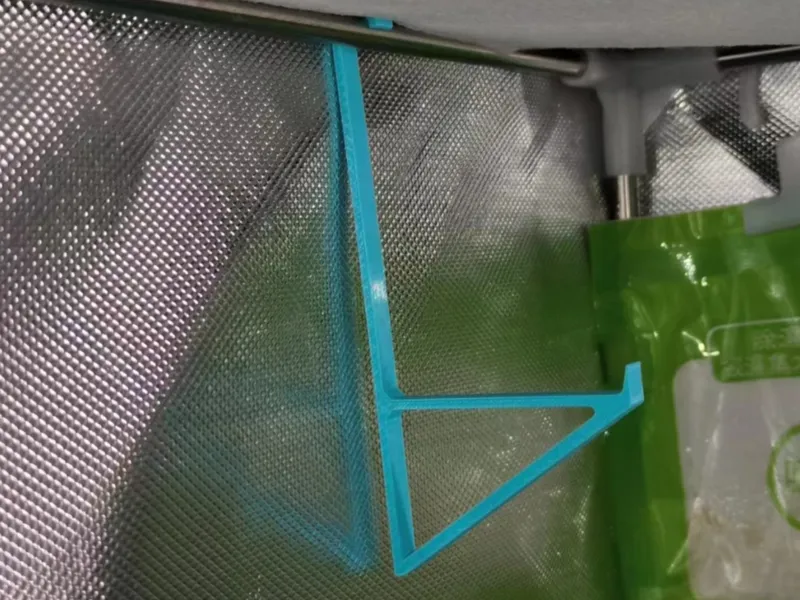 封箱内部上方不锈钢管耗材挂靠支架(承重1kg)