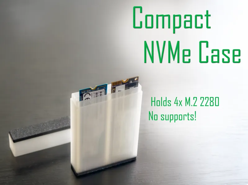 Compact NVMe Storage Case