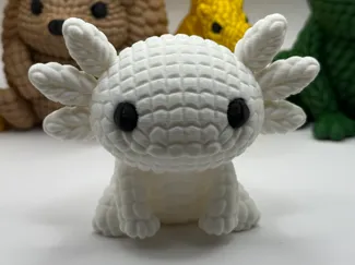 Chunky Crochet Axolotl