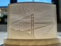 Lithophanie du Golden Gate Bridge — photo 2