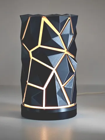 Modelo para impresión 3D: 时光碎片拼图灯|圆柱 — vista de referencia 2