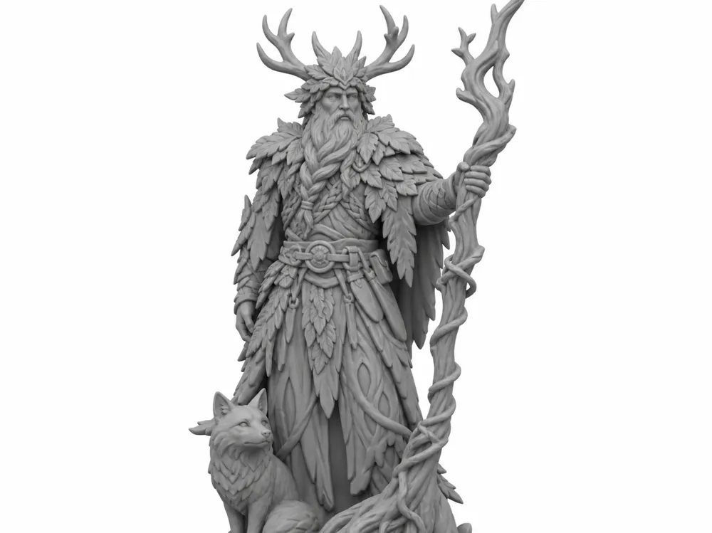 Modelo para impresión 3D: Druid. Referencia del modelo original.