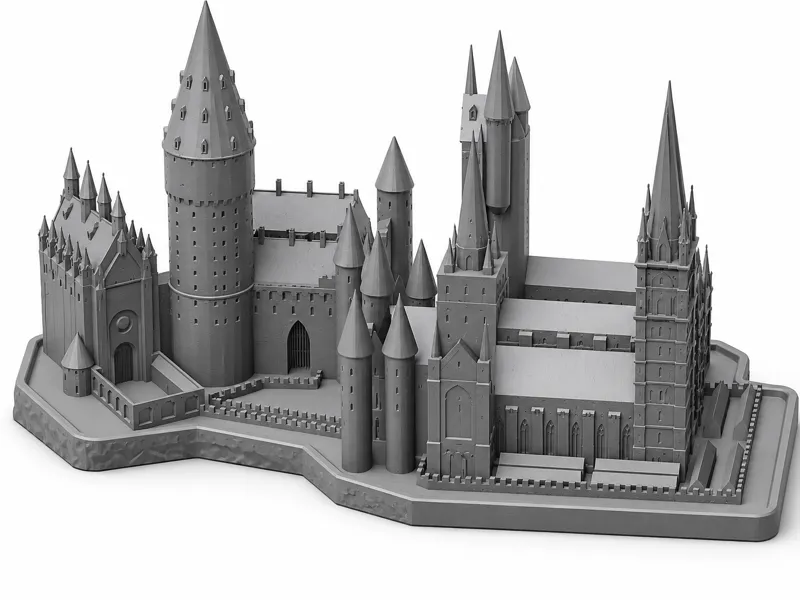 Hogwarts Castle – Detailed Display Model