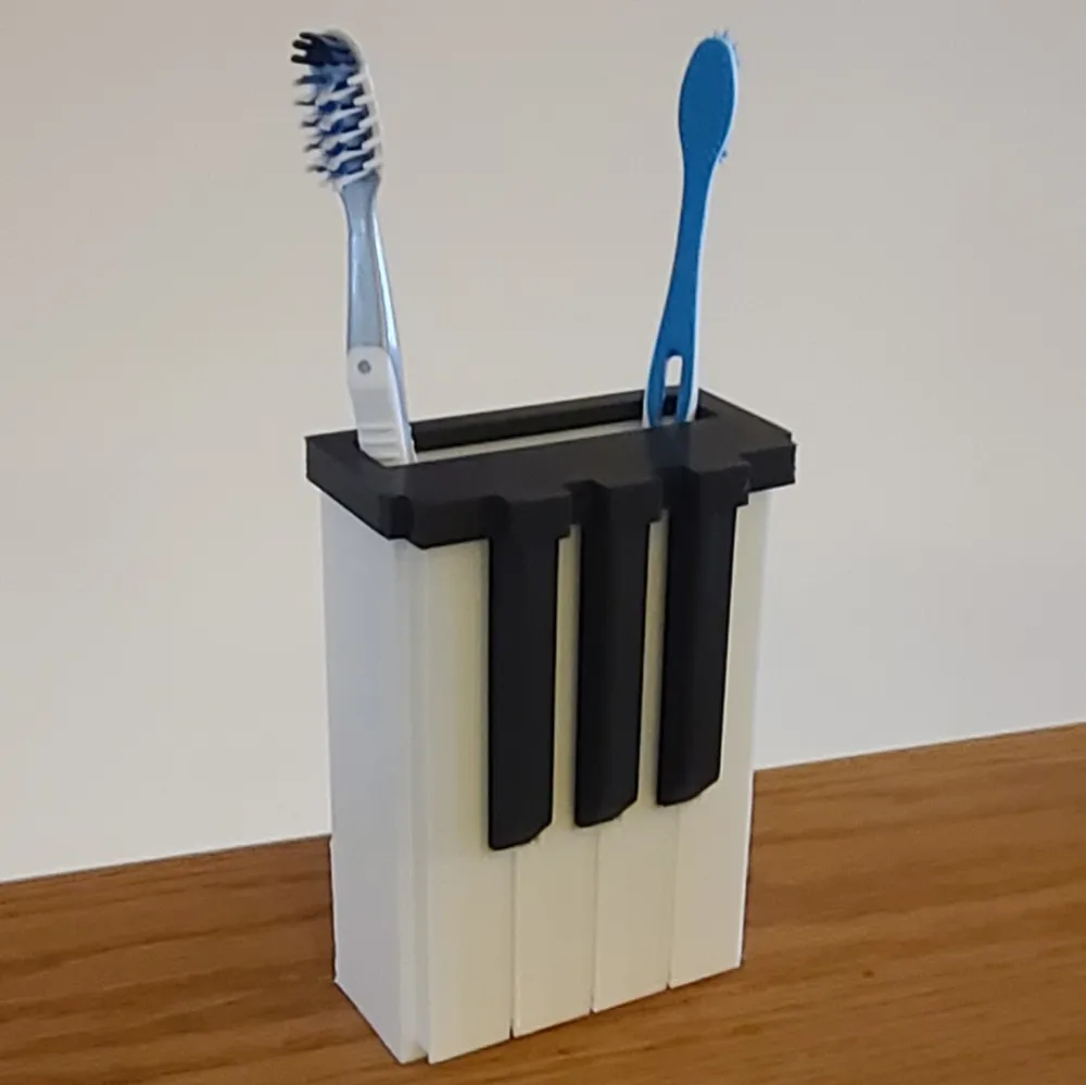 Piano Toothbrush Holder JunesTunes by Makers Mashup MakerWorld