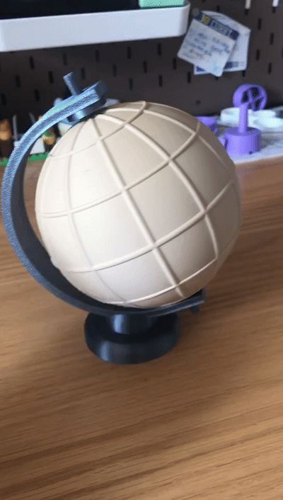 地球仪—中学地理课作业