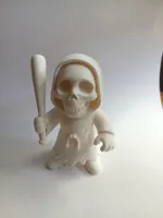 Figurine tête de mort à la batte de baseball — photo 4
