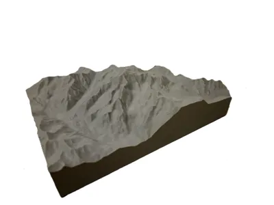 MontBlanc model 1:100000 scale 