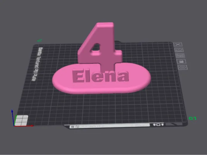 4. Geburtstag Ellena FreeCAD