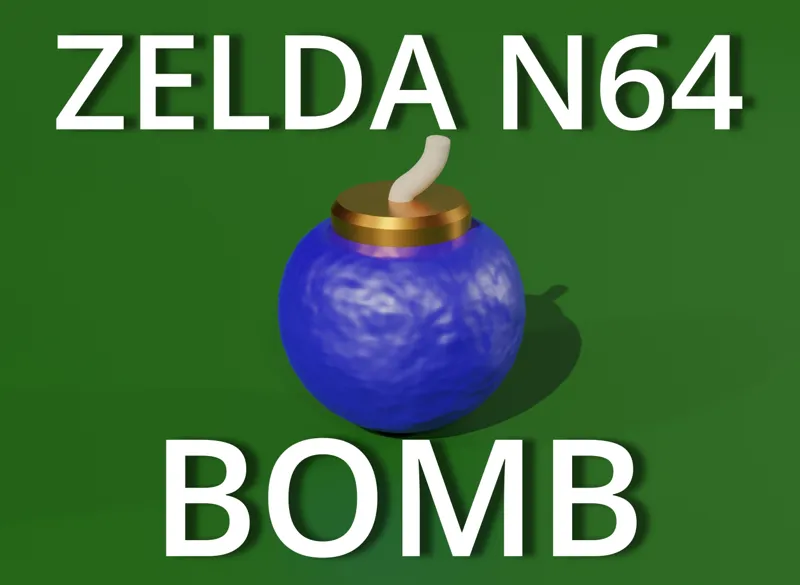 N64 Zelda Ocarina of Time Bomb
