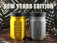 A1 - New Years Mason Jar Vase Mode