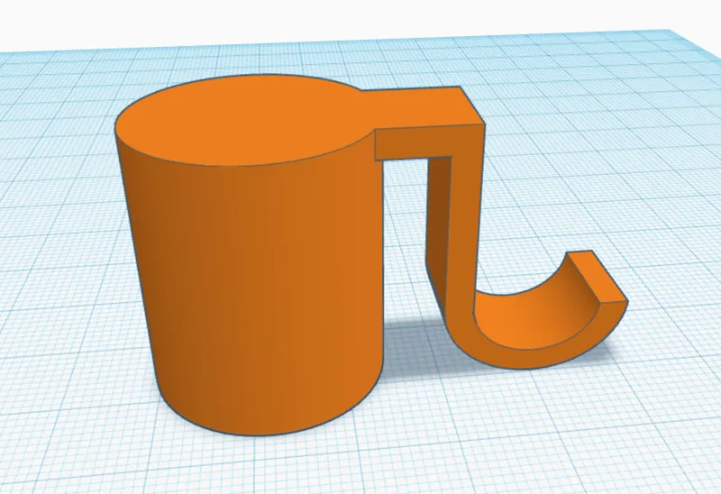 Hook for Modular Filament Spool Shelf System