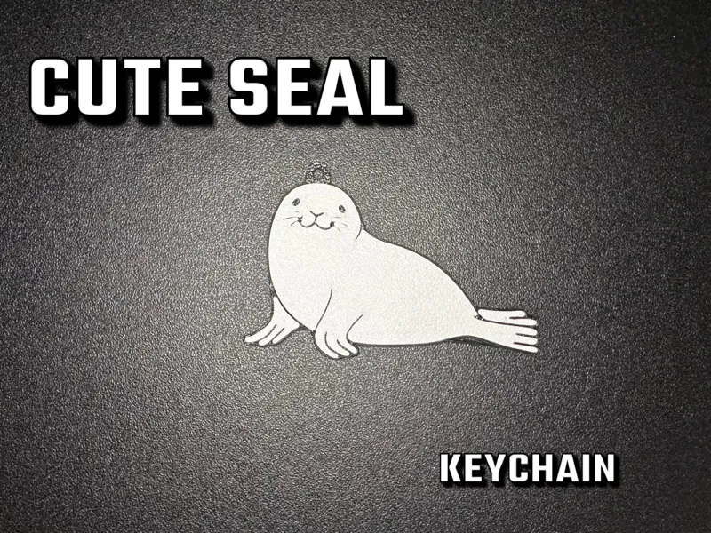 Cute Seal Keychain