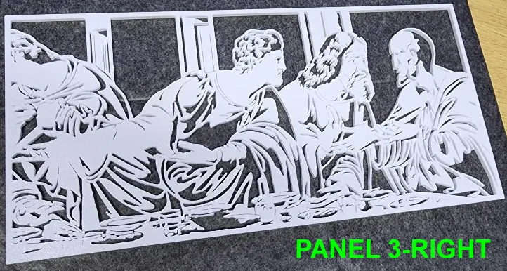 Last Supper Triptych Portrait (Panel 3-Right)