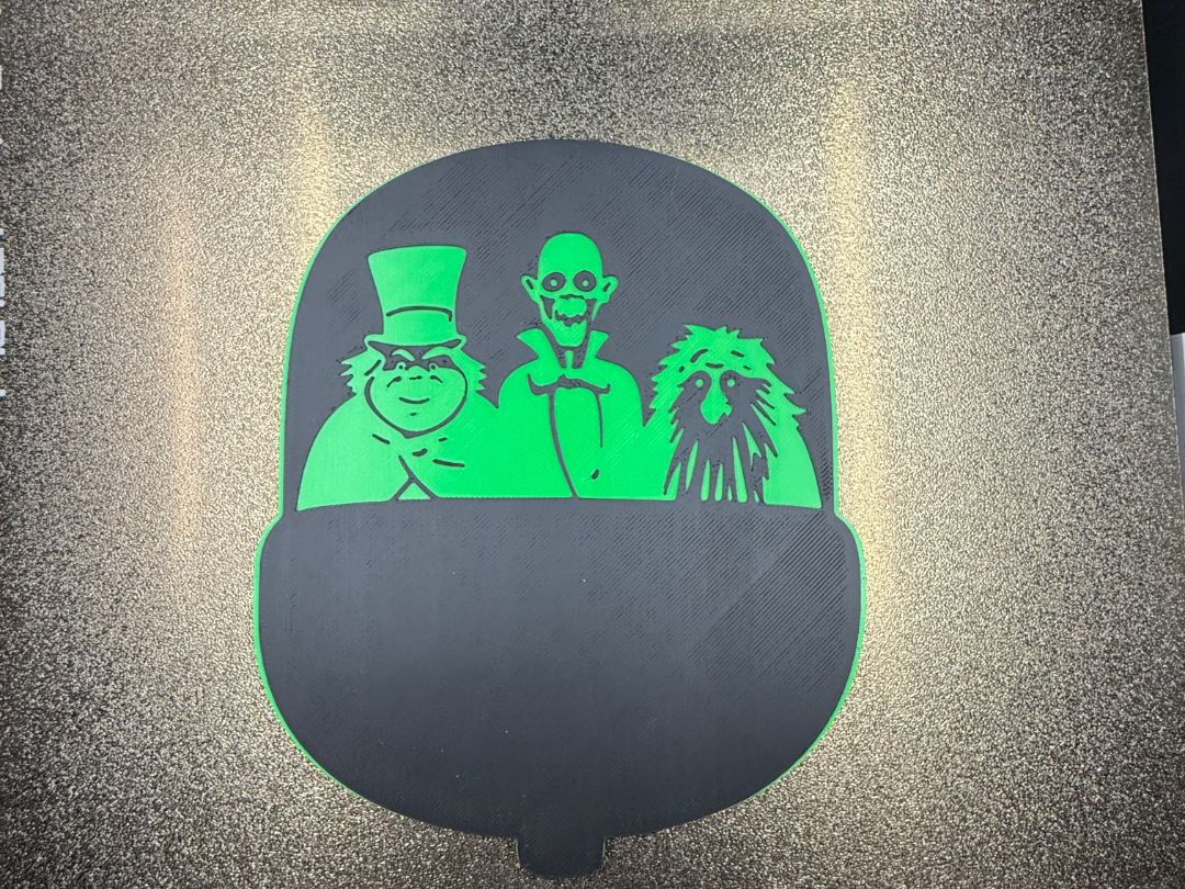 HAUNTED MANSION RIDE WALL ART