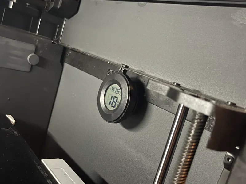 Simple temperature gauge clip for P1S/P1P