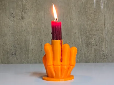 Haunted Hand Candle Stand