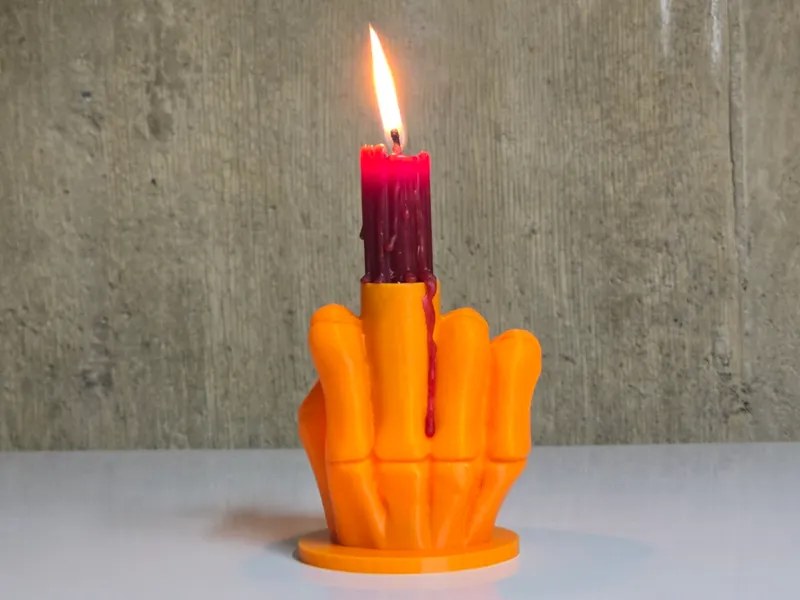Haunted Hand Candle Stand