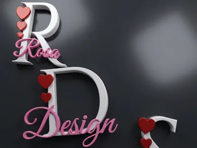 Personalized Letter with Name and Symbols