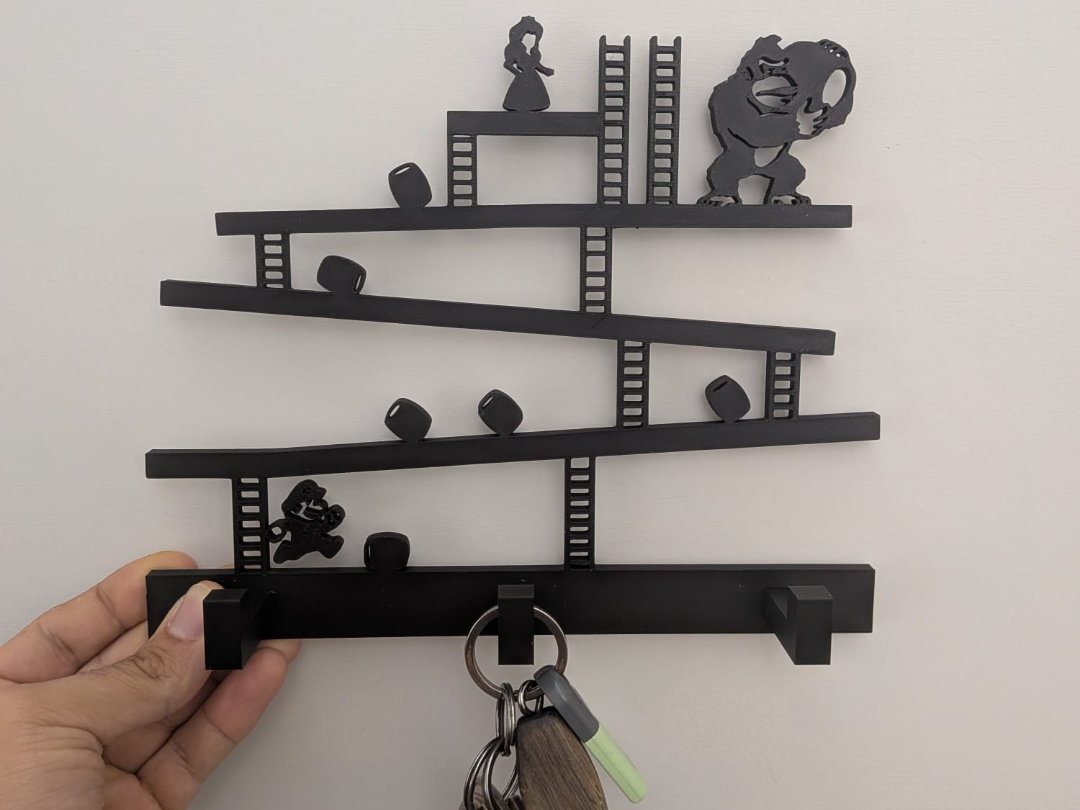 “Donkey Keys – Portachiavi in stile Arcade”