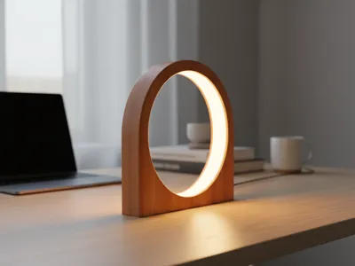 Modern Hoop Light