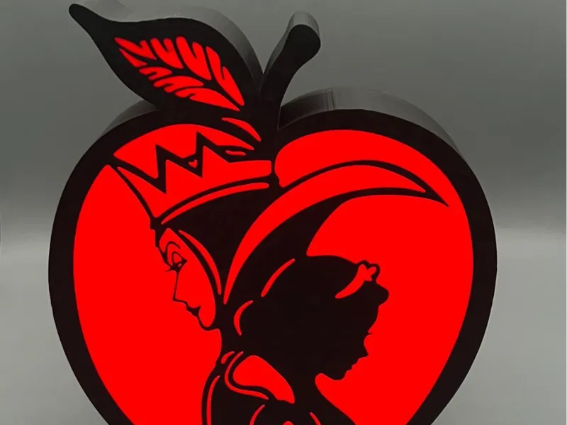 Disney Schneewittchen Giftiger Apfel Lightbox
