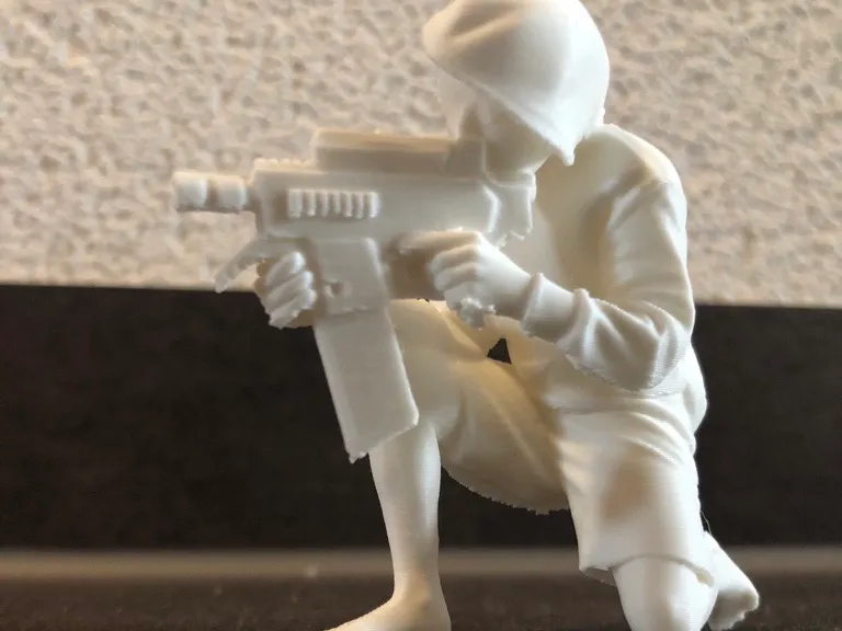 Gangster mit Gewehr