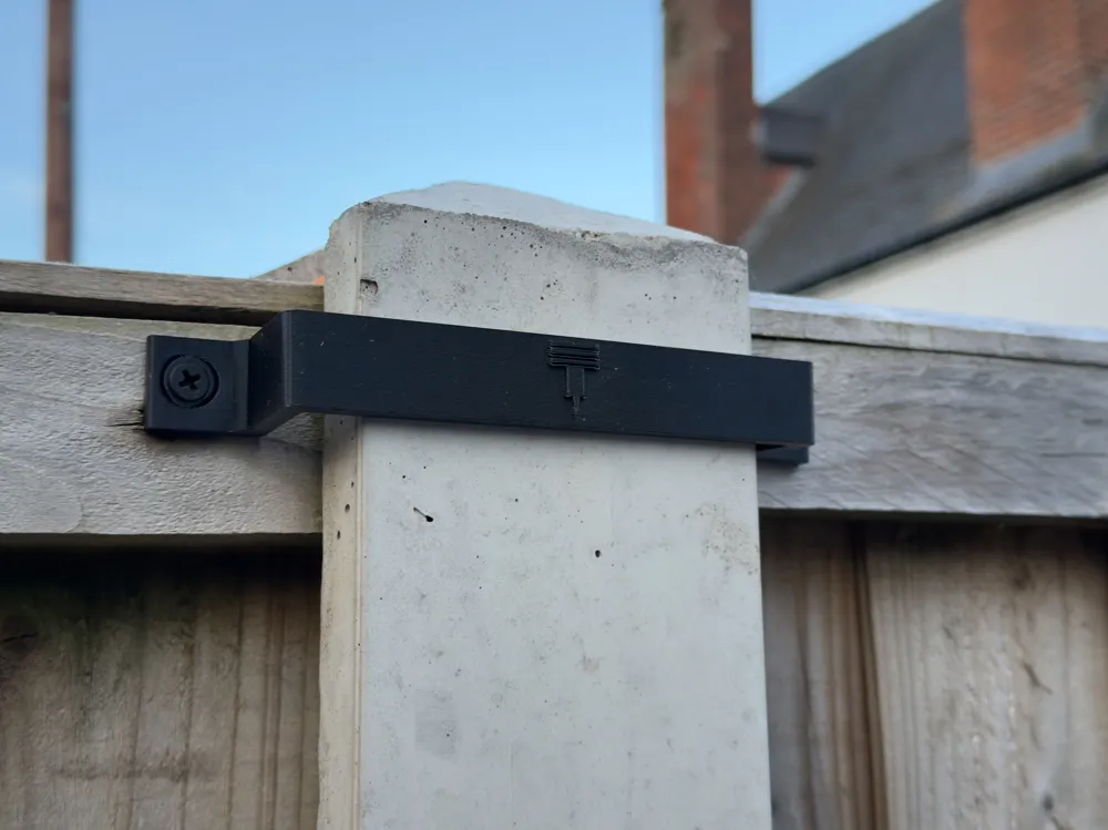 Anti-rattle fence security bracket 120mm - Free 3D Print Model - MakerWorld