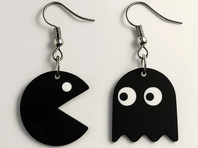pacman earring