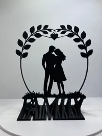 Love & Family Silhouette - Couple Edition