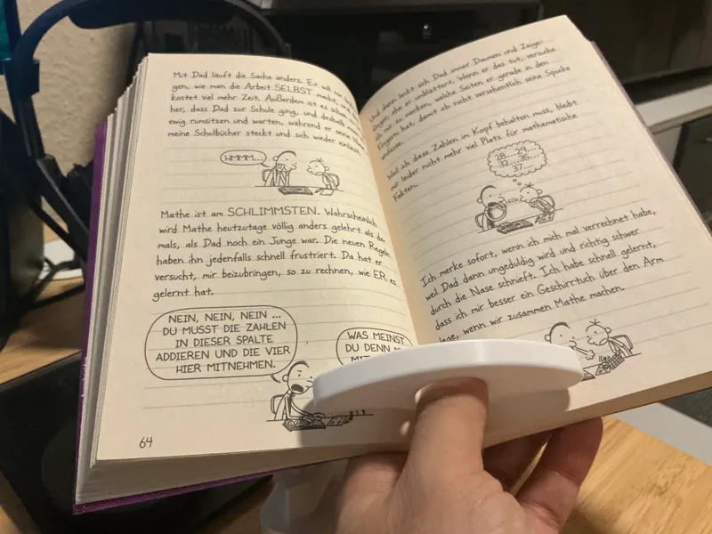 Comfortable Bookmark Page Holder/Buch Seitenhalter