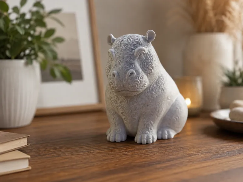 Decorative hippo 