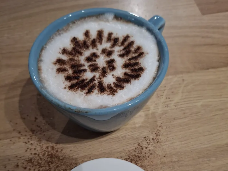 Firework #2 Coffee Stencil Art - Bonfire Night 