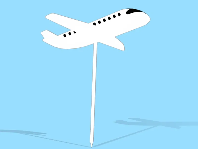 plane cake topper