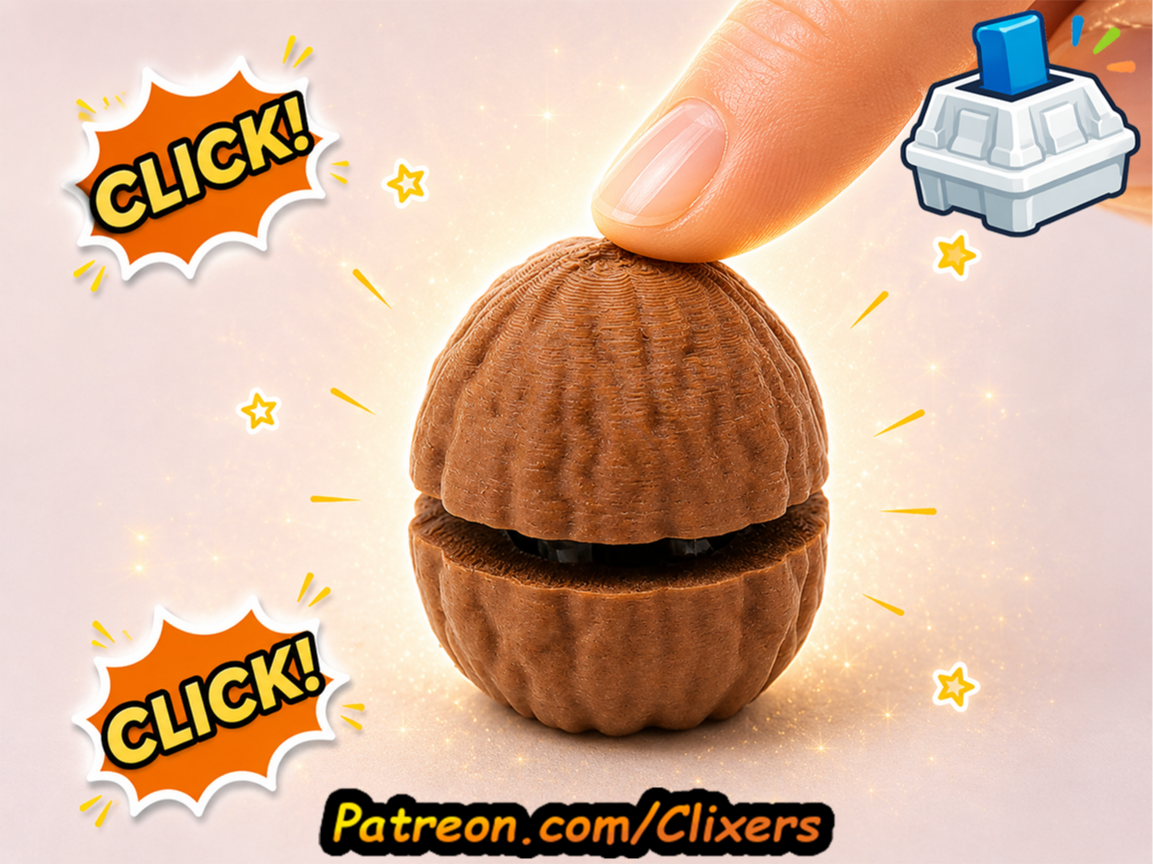 Walnut Clicker Cute Fidget Toy