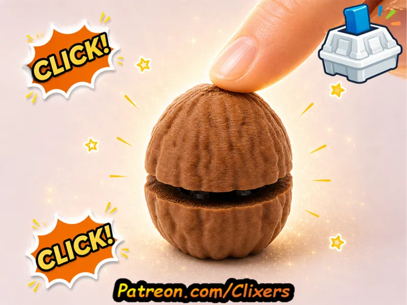 Walnut Clicker Cute Fidget Toy
