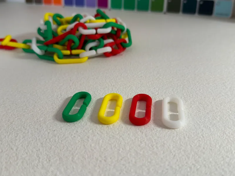 Toy and more with the Rainbow C Hook Chain