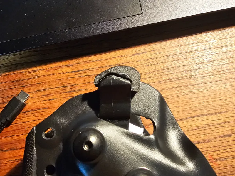 Extended thumb release Staccato Safariland 6300