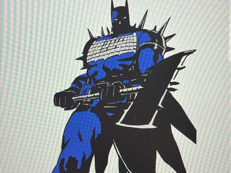 Absolute Batman corner comic decoration