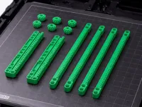 Kit crémaillère et pignon compatible Lego Technic — photo 2