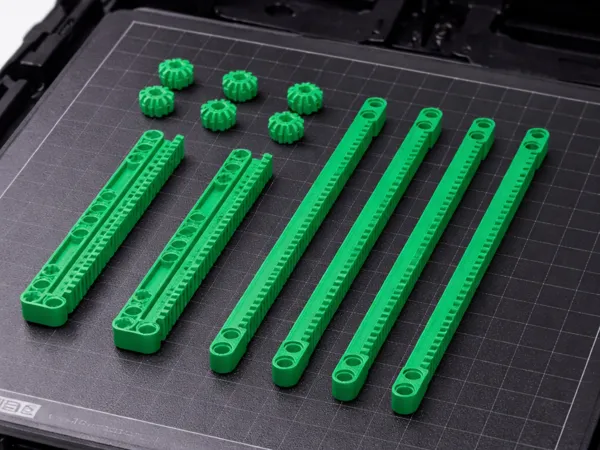 Kit crémaillère et pignon compatible Lego Technic