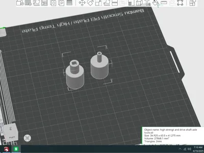 vex high strength/low strength axle pushing tool 