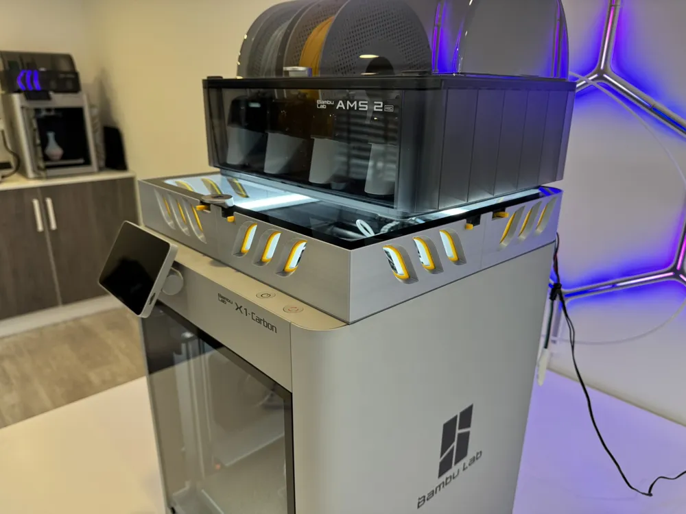 AMS Riser with Adjustable Vents & LED Slot by KristenForge MakerWorld ...