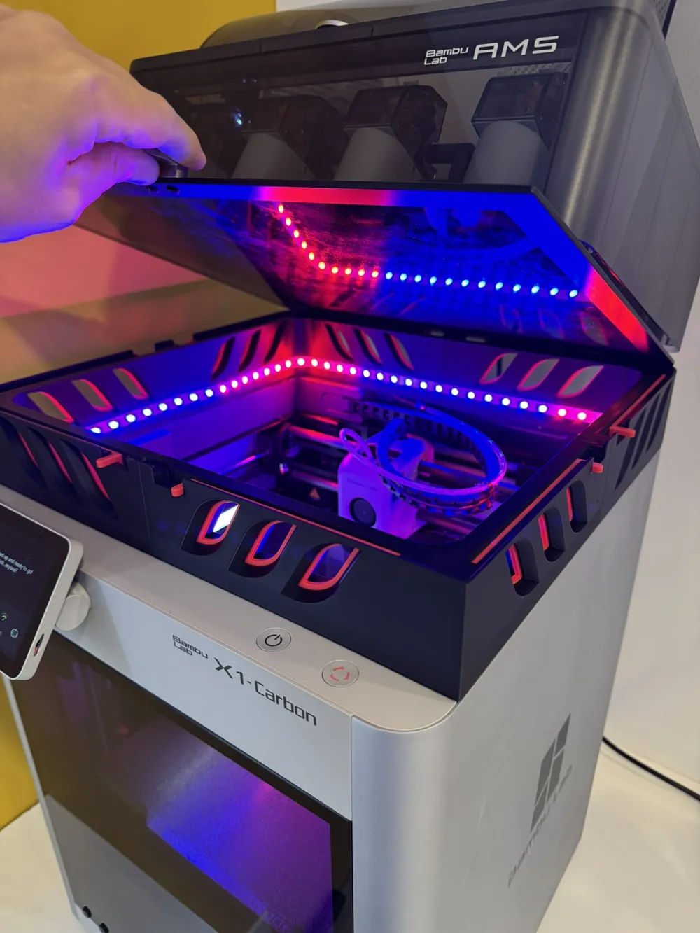 AMS Riser with Adjustable Vents & LED Slot by KristenForge MakerWorld ...