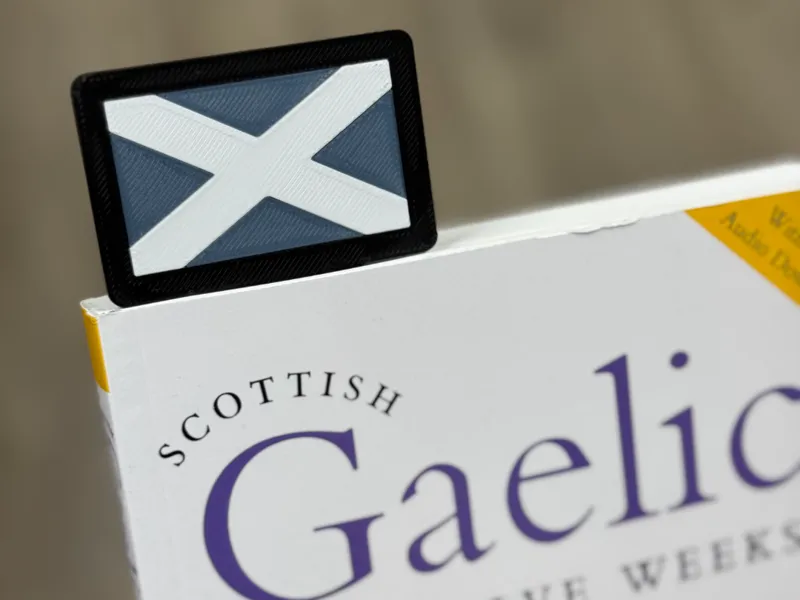 Scotland flag bookmark
