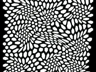 hex camo pattern stencil