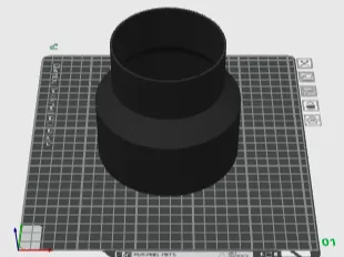 Fallrohr Reduzierstück 125mm auf 100mm