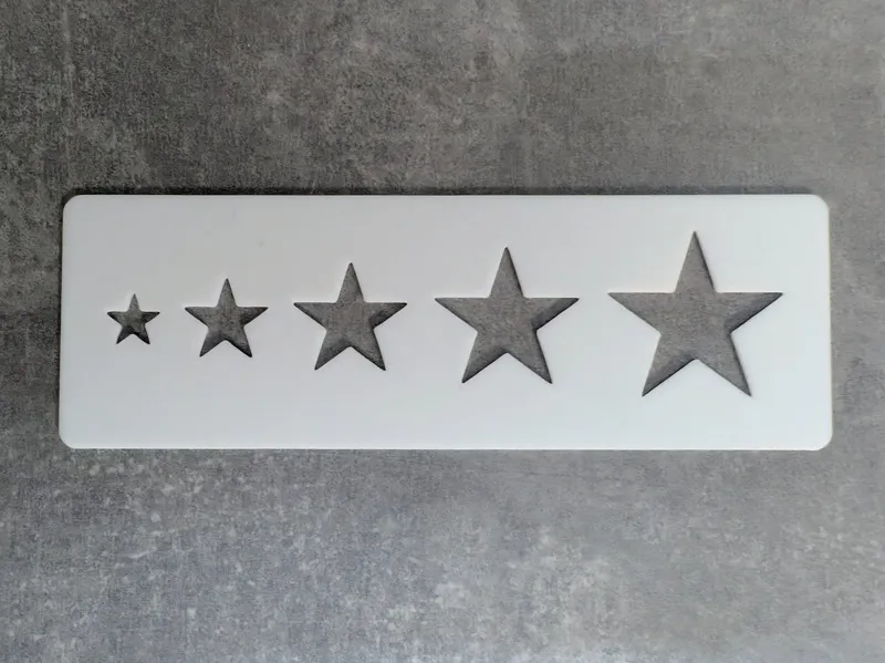 Fivepoint Star Template for Drawing & Crafts