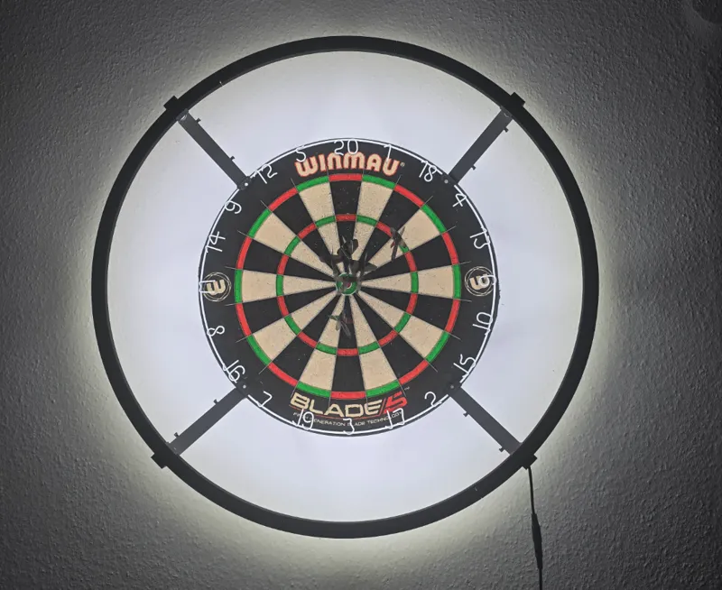 Dartbeleuchtung Dartring Dartscheibenbeleuchtung
