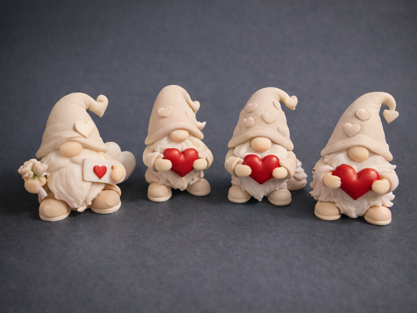 Mini Valentine's Love Gnomes