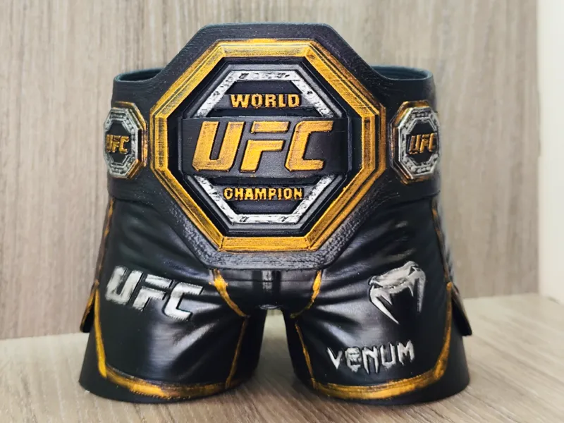 MMA Champion Belt Pen Holder